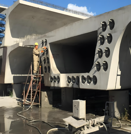 七里河压浆料施工流程及注意事项